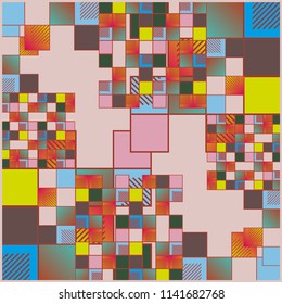 Abstract colorful pattern for background. Decorative backdrop can be used for wallpaper, pattern fills, web page background, surface textures.