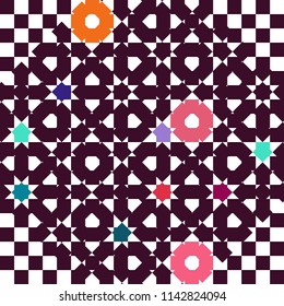 Abstract colorful pattern for background. Decorative backdrop can be used for wallpaper, pattern fills, web page background, surface textures.