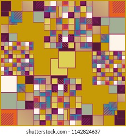 Abstract colorful pattern for background. Decorative backdrop can be used for wallpaper, pattern fills, web page background, surface textures.