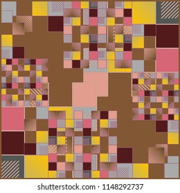 Abstract colorful pattern for background. Decorative backdrop can be used for wallpaper, pattern fills, web page background, surface textures.