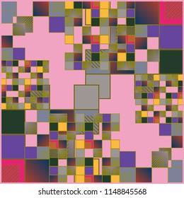Abstract colorful pattern for background. Decorative backdrop can be used for wallpaper, pattern fills, web page background, surface textures.