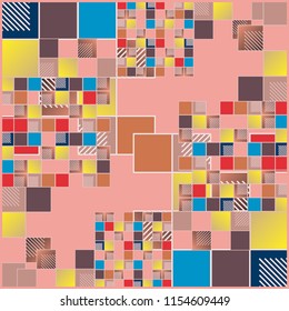 Abstract colorful pattern for background. Decorative backdrop can be used for wallpaper, pattern fills, web page background, surface textures.