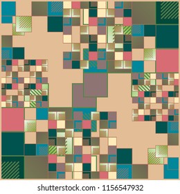 Abstract colorful pattern for background. Decorative backdrop can be used for wallpaper, pattern fills, web page background, surface textures.