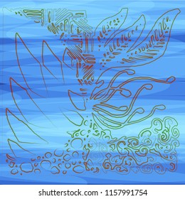 Abstract colorful pattern for background. Decorative backdrop can be used for wallpaper, pattern fills, web page background, surface textures.