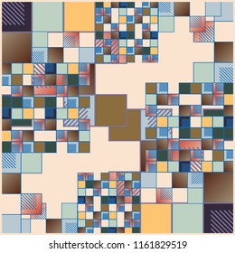 Abstract colorful pattern for background. Decorative backdrop can be used for wallpaper, pattern fills, web page background, surface textures.