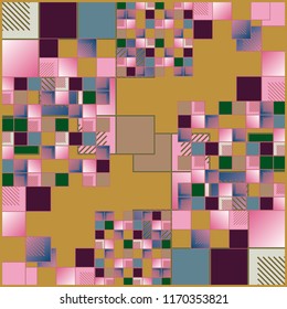 Abstract colorful pattern for background. Decorative backdrop can be used for wallpaper, pattern fills, web page background, surface textures.