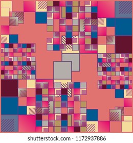 Abstract colorful pattern for background. Decorative backdrop can be used for wallpaper, pattern fills, web page background, surface textures.