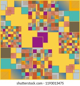 Abstract colorful pattern for background. Decorative backdrop can be used for wallpaper, pattern fills, web page background, surface textures.
