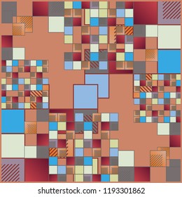 Abstract colorful pattern for background. Decorative backdrop can be used for wallpaper, pattern fills, web page background, surface textures.
