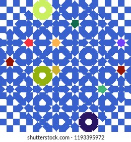 Abstract colorful pattern for background. Decorative backdrop can be used for wallpaper, pattern fills, web page background, surface textures.