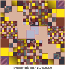 Abstract colorful pattern for background. Decorative backdrop can be used for wallpaper, pattern fills, web page background, surface textures.