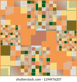 Abstract colorful pattern for background. Decorative backdrop can be used for wallpaper, pattern fills, web page background, surface textures.