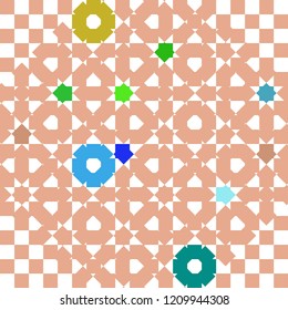 Abstract colorful pattern for background. Decorative backdrop can be used for wallpaper, pattern fills, web page background, surface textures.
