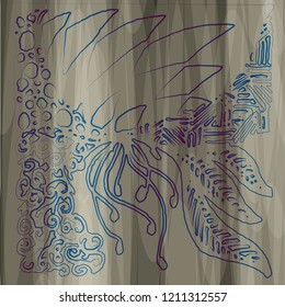 Abstract colorful pattern for background. Decorative backdrop can be used for wallpaper, pattern fills, web page background, surface textures.