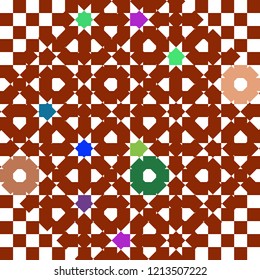 Abstract colorful pattern for background. Decorative backdrop can be used for wallpaper, pattern fills, web page background, surface textures.