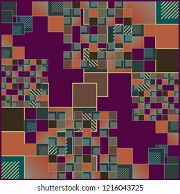 Abstract colorful pattern for background. Decorative backdrop can be used for wallpaper, pattern fills, web page background, surface textures.