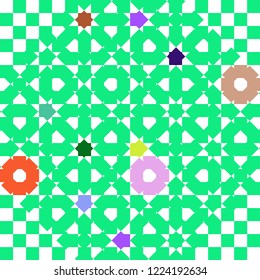 Abstract colorful pattern for background. Decorative backdrop can be used for wallpaper, pattern fills, web page background, surface textures.