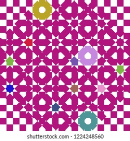 Abstract colorful pattern for background. Decorative backdrop can be used for wallpaper, pattern fills, web page background, surface textures.