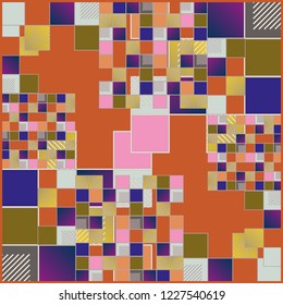 Abstract colorful pattern for background. Decorative backdrop can be used for wallpaper, pattern fills, web page background, surface textures.