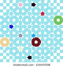 Abstract colorful pattern for background. Decorative backdrop can be used for wallpaper, pattern fills, web page background, surface textures.
