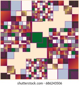 Abstract colorful pattern for background. Decorative backdrop can be used for wallpaper, pattern fills, web page background, surface textures.