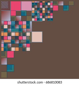 Abstract colorful pattern for background. Decorative backdrop can be used for wallpaper, pattern fills, web page background, surface textures.