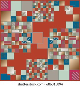 Abstract colorful pattern for background. Decorative backdrop can be used for wallpaper, pattern fills, web page background, surface textures.