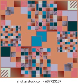 Abstract colorful pattern for background. Decorative backdrop can be used for wallpaper, pattern fills, web page background, surface textures.
