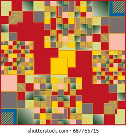 Abstract colorful pattern for background. Decorative backdrop can be used for wallpaper, pattern fills, web page background, surface textures.