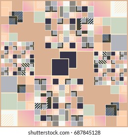 Abstract colorful pattern for background. Decorative backdrop can be used for wallpaper, pattern fills, web page background, surface textures.