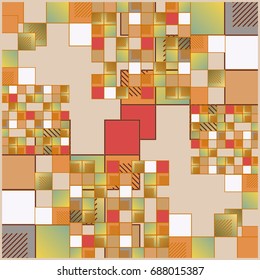 Abstract colorful pattern for background. Decorative backdrop can be used for wallpaper, pattern fills, web page background, surface textures.
