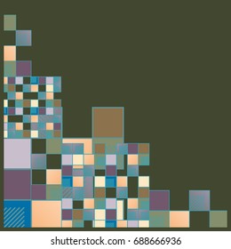 Abstract colorful pattern for background. Decorative backdrop can be used for wallpaper, pattern fills, web page background, surface textures.