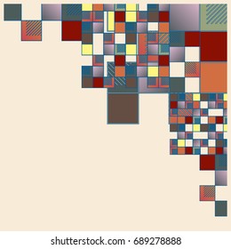 Abstract colorful pattern for background. Decorative backdrop can be used for wallpaper, pattern fills, web page background, surface textures.