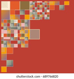 Abstract colorful pattern for background. Decorative backdrop can be used for wallpaper, pattern fills, web page background, surface textures.