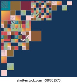 Abstract colorful pattern for background. Decorative backdrop can be used for wallpaper, pattern fills, web page background, surface textures.