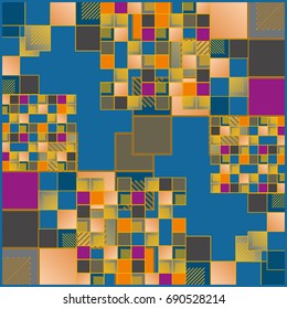 Abstract colorful pattern for background. Decorative backdrop can be used for wallpaper, pattern fills, web page background, surface textures.
