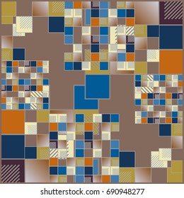 Abstract colorful pattern for background. Decorative backdrop can be used for wallpaper, pattern fills, web page background, surface textures.