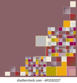 Abstract colorful pattern for background. Decorative backdrop can be used for wallpaper, pattern fills, web page background, surface textures.