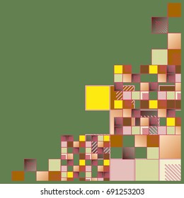 Abstract colorful pattern for background. Decorative backdrop can be used for wallpaper, pattern fills, web page background, surface textures.