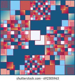 Abstract colorful pattern for background. Decorative backdrop can be used for wallpaper, pattern fills, web page background, surface textures.