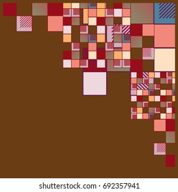Abstract colorful pattern for background. Decorative backdrop can be used for wallpaper, pattern fills, web page background, surface textures.