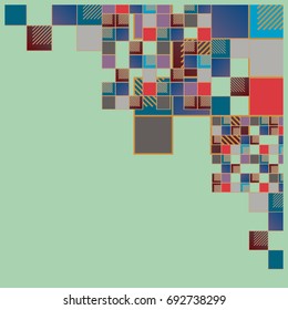 Abstract colorful pattern for background. Decorative backdrop can be used for wallpaper, pattern fills, web page background, surface textures.
