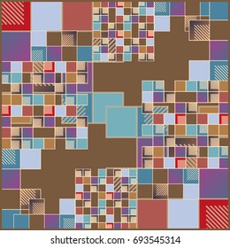 Abstract colorful pattern for background. Decorative backdrop can be used for wallpaper, pattern fills, web page background, surface textures.
