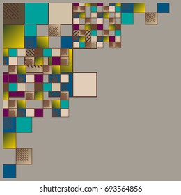 Abstract colorful pattern for background. Decorative backdrop can be used for wallpaper, pattern fills, web page background, surface textures.