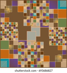 Abstract colorful pattern for background. Decorative backdrop can be used for wallpaper, pattern fills, web page background, surface textures.