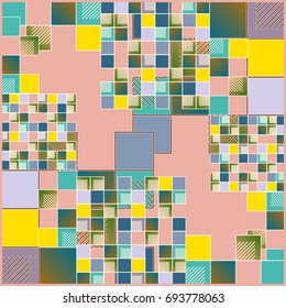 Abstract colorful pattern for background. Decorative backdrop can be used for wallpaper, pattern fills, web page background, surface textures.