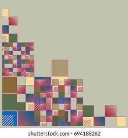 Abstract colorful pattern for background. Decorative backdrop can be used for wallpaper, pattern fills, web page background, surface textures.