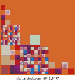 Abstract colorful pattern for background. Decorative backdrop can be used for wallpaper, pattern fills, web page background, surface textures.