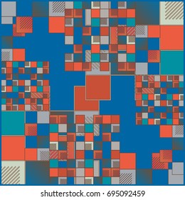 Abstract colorful pattern for background. Decorative backdrop can be used for wallpaper, pattern fills, web page background, surface textures.