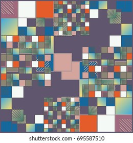 Abstract colorful pattern for background. Decorative backdrop can be used for wallpaper, pattern fills, web page background, surface textures.